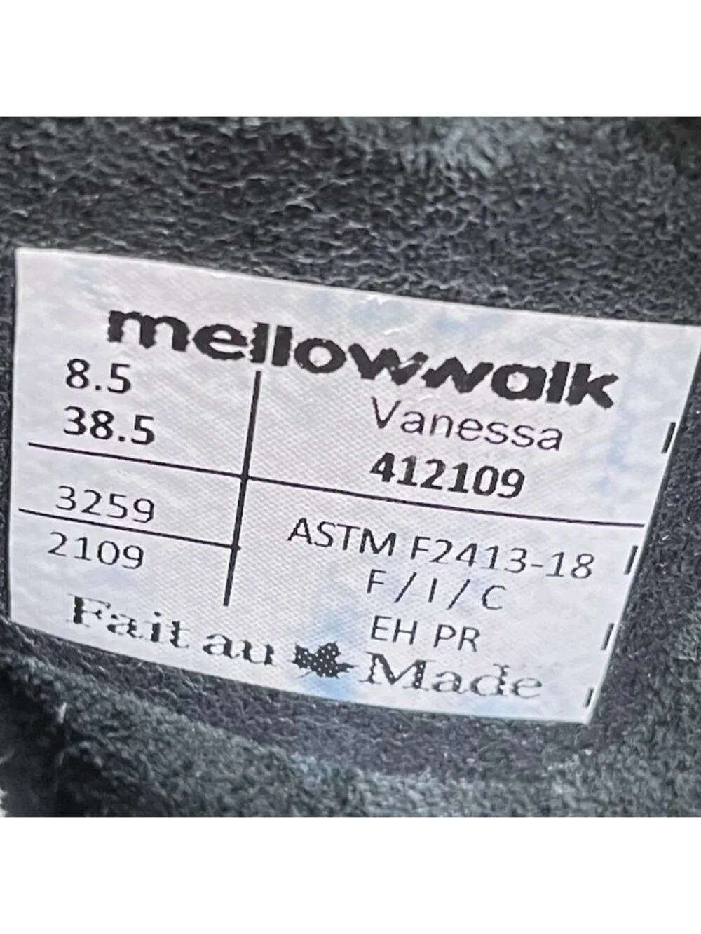 Mellow Walk Vanessa Womens Size 8.5 Black Steel Toe Motorcycle Engineer Boots